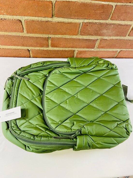 Vera Bradley Large Backpack - Pearlized Cedar Green - NWT main image 9